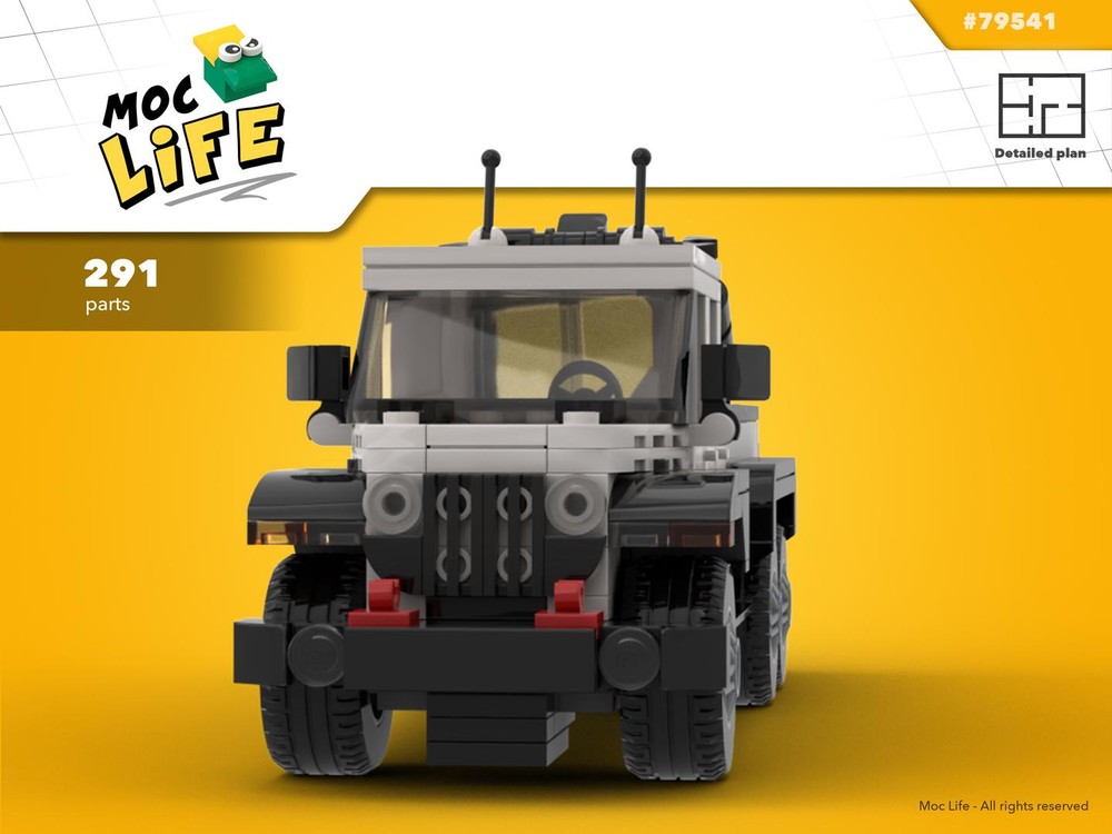 Lego Jeep Gladiator 6X6