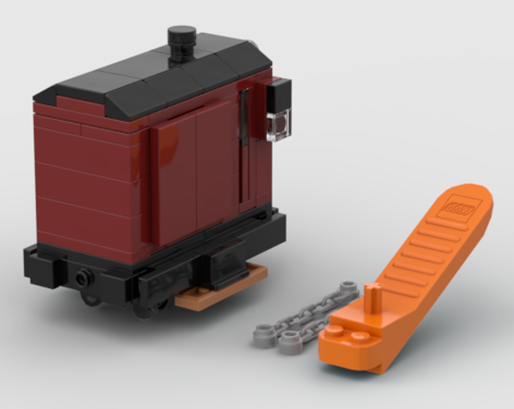 Lego Victorian Luggage Brakecoach (Red)