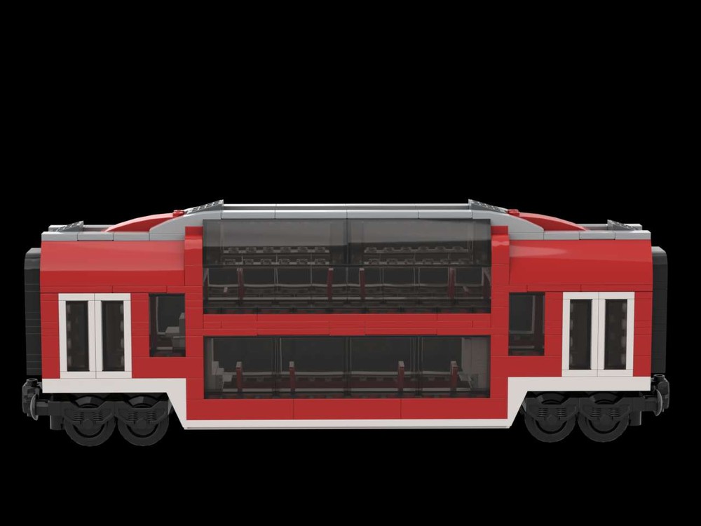 Lego MOC Lego 7938 Double Deck Car