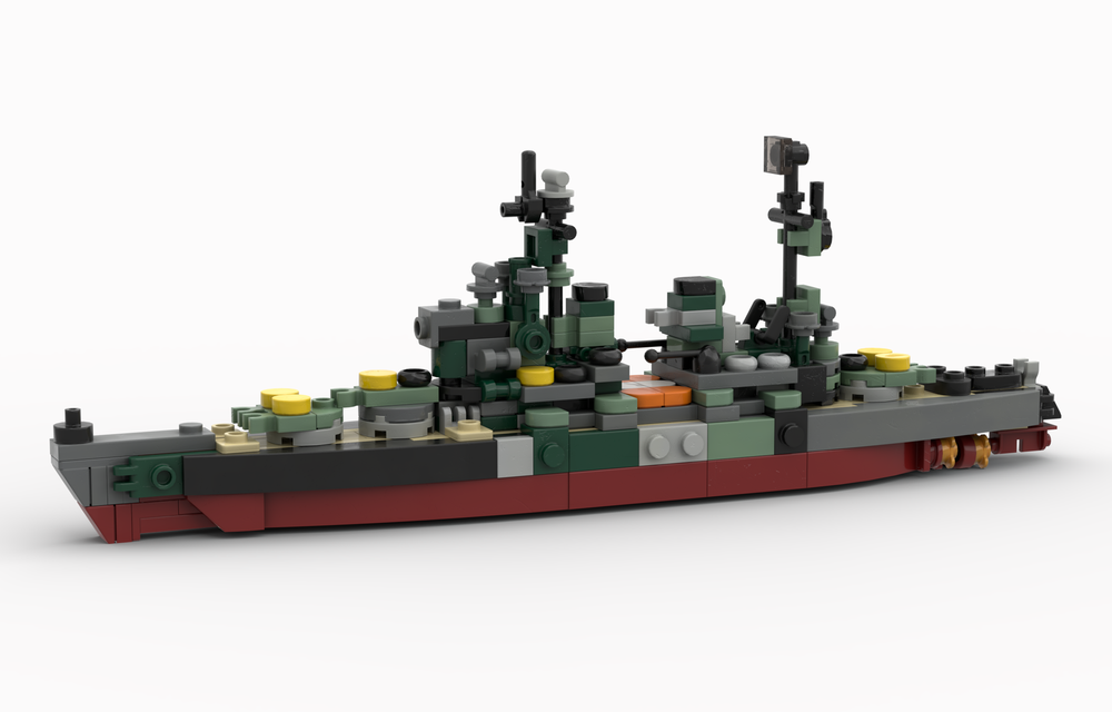 Lego micro-Battleship Duke of York