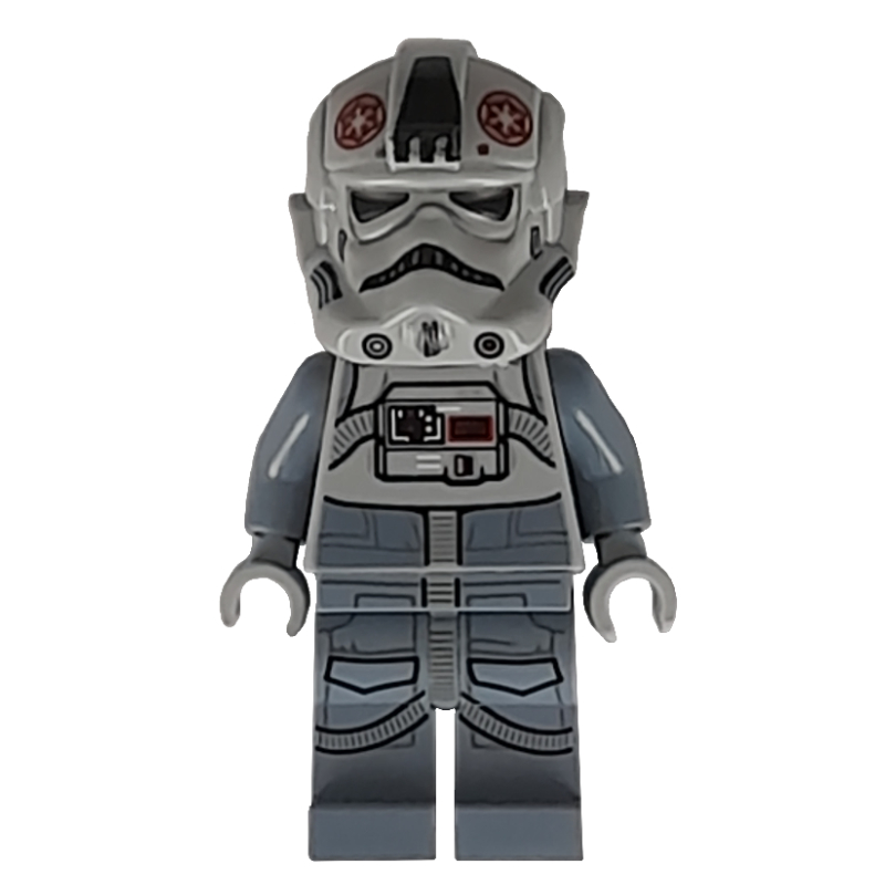 Lego AT-AT Driver - Light Bluish Grey Helmet, Sand Blue Legs