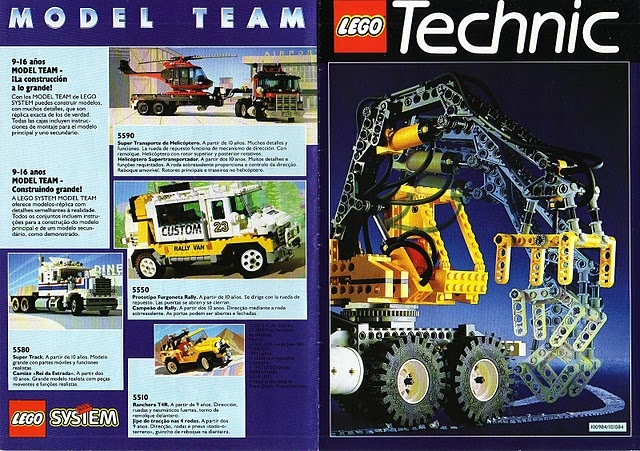 Lego 1992 Medium Technic European Foldout (100984/101084 EU-IV (E/P))