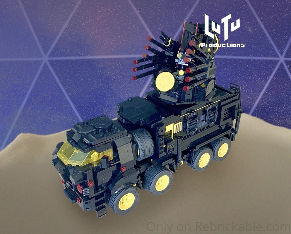 Lego Blacktron Radar Command Truck