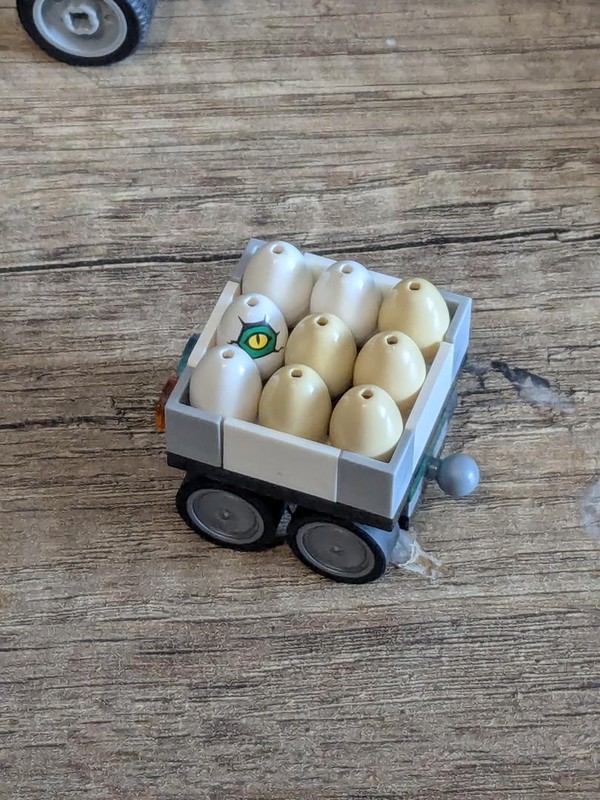 Lego Quad Trailer For Eggs