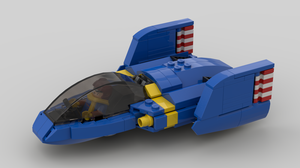 Lego Nintendo F-zero Blue Falcon