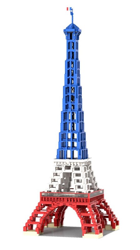Lego 10181 Eiffel Tower - French Flag Color