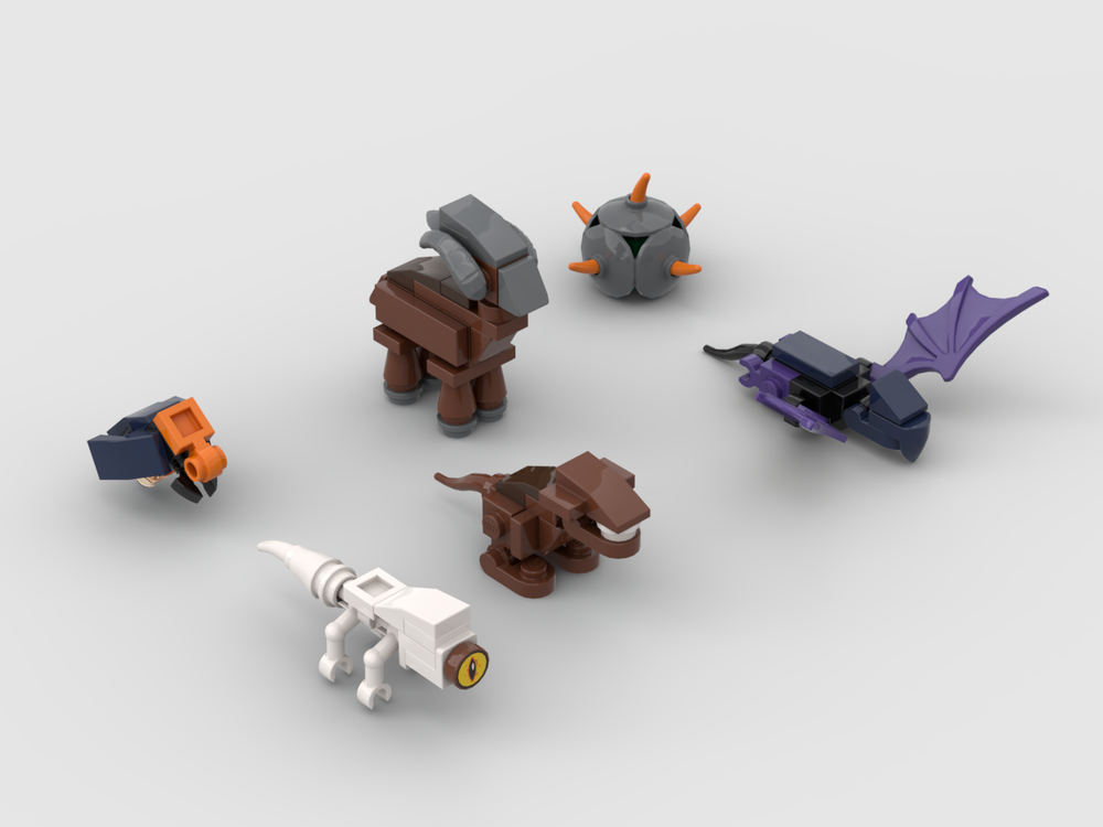 Lego Animals from Star Wars Fallen Order