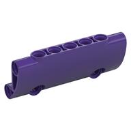 Lego Technic Panel Curved 7 x 3 with 2 Pin Holes through Panel Surface / Dark Purple