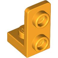 Lego Bracket 1 x 1 - 1 x 2 Inverted / Bright Light Orange