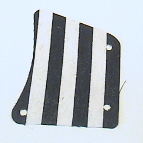 Lego Sail, 9 x 11, with 3 Holes and Black Stripes Print