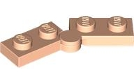 Lego Hinge Plate 1 x 4 Swivel (2429 / 2430) / Light Nougat