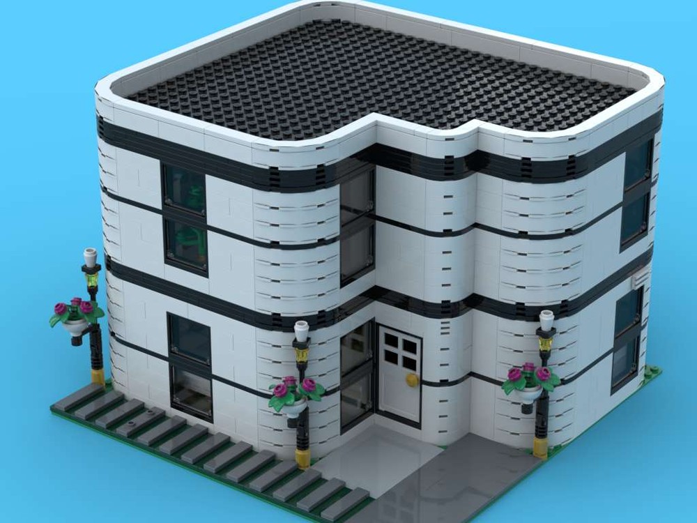 Lego Bauhaus modular building