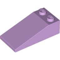 Lego Brick Sloped 18° 4 x 2 / Lavender
