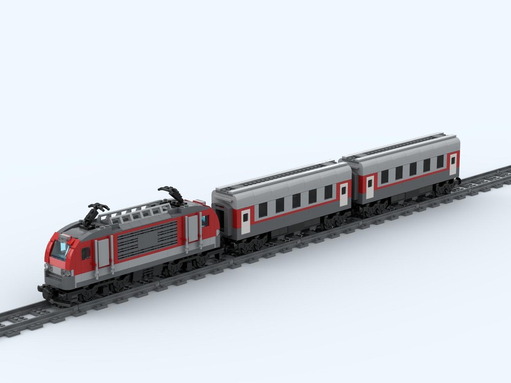 Lego Passenger Train RZD