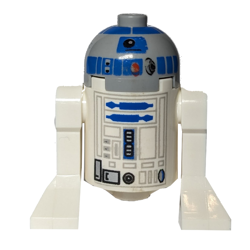 Lego Astromech Droid, R2-D2, Light Bluish Gray Dome