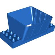 Lego Duplo Loading Chute / Silo with 2 x 4 Base Bricks / Blue