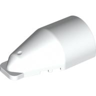 Lego Windscreen 7 x 4 x 2 Round Extended Front Edge / White