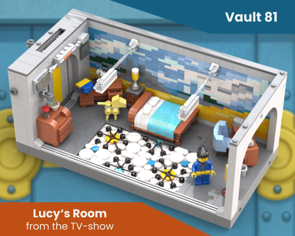 Lego Fallout - Vault 21 Lucy's Room (from the TV series)