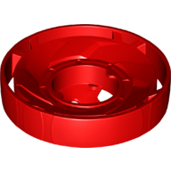 Lego Rotor, Spinner, 10 Diameter / Red
