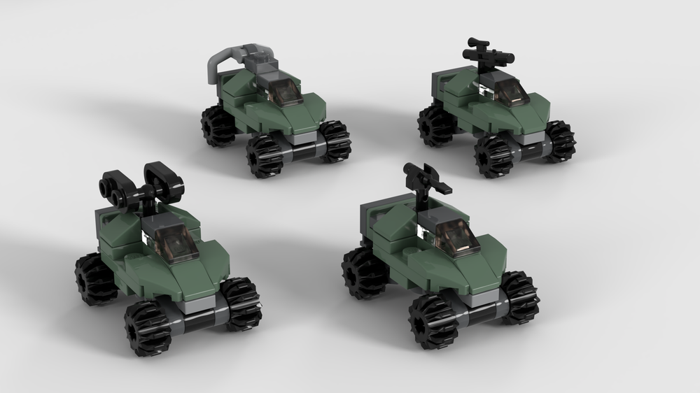 Lego M12 Warthog + Variants