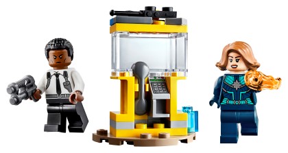 Lego Captain Marvel and Nick Fury