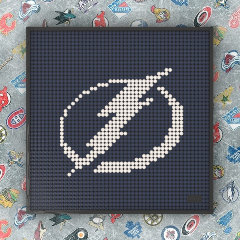 Lego NHL Art - Tampa Bay Lightning