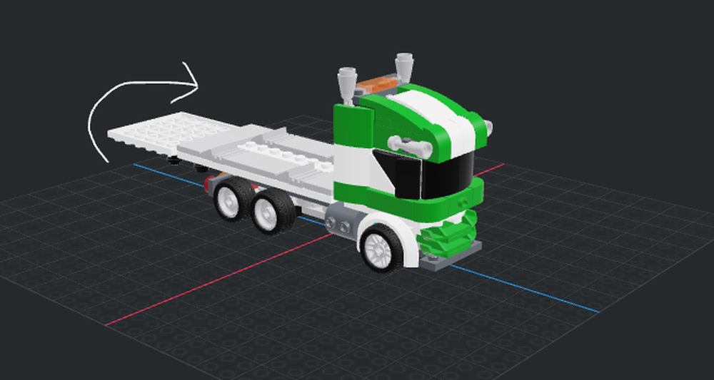 Lego Euro flatbed mod