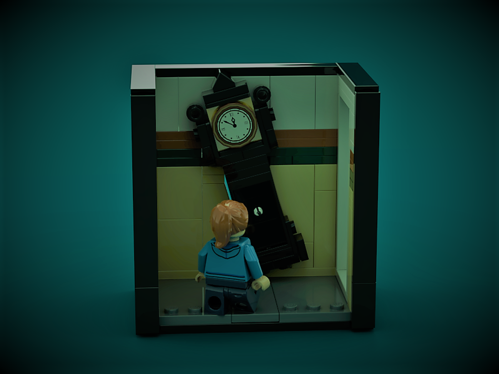 Lego Vecna's Grandfather Clock MOC