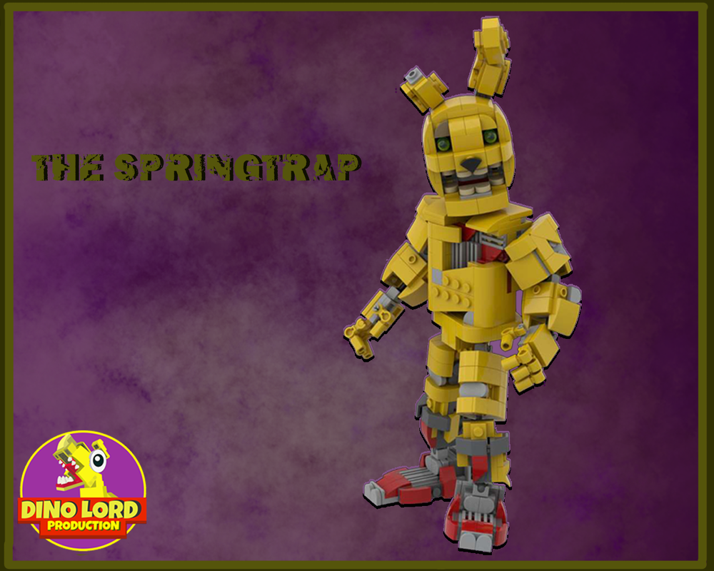 Lego buildable spring trap (from fnaf 3)