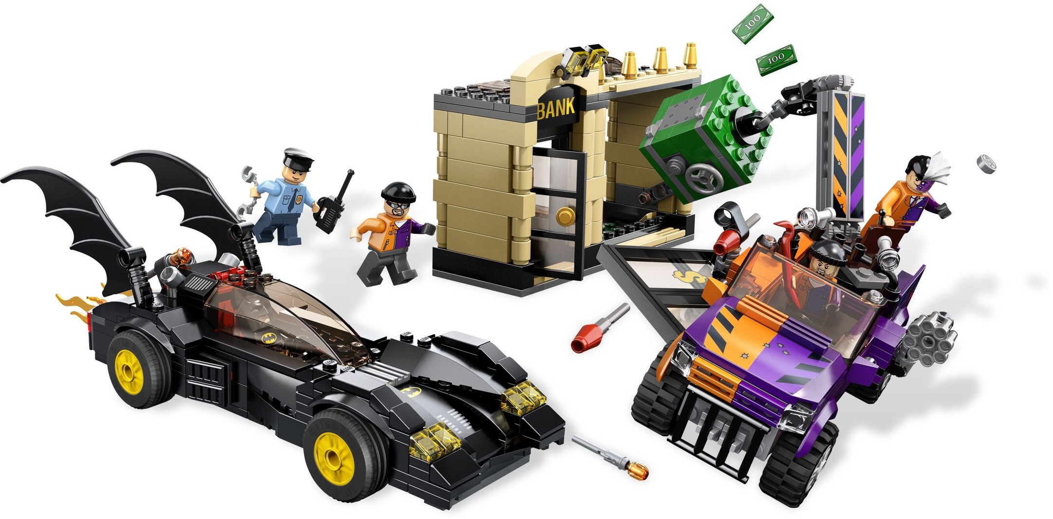 Lego Batmobile and the Two-Face Chase