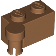 Lego Hinge Brick 1 x 4 [Upper] / Medium Nougat