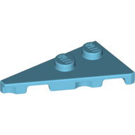 Lego Wedge Plate 2 x 4 27° Left / Medium Azure