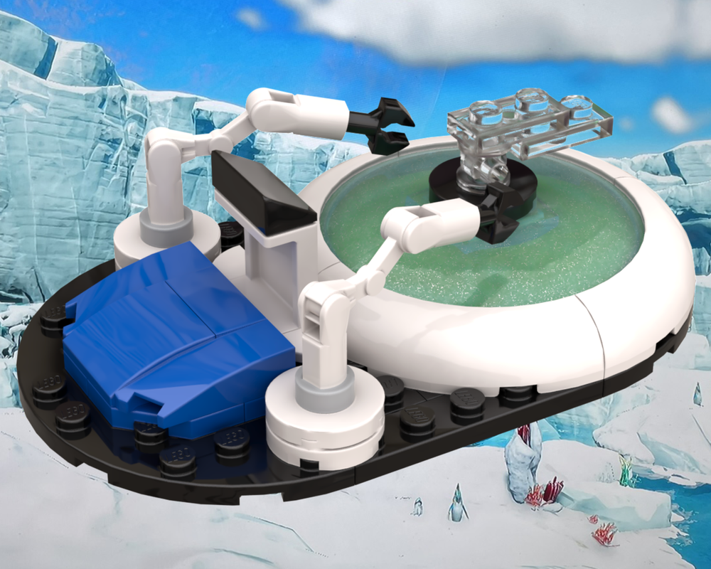 Lego Hoverpad for studder_builds Snowfox (Subnautica Below Zero)