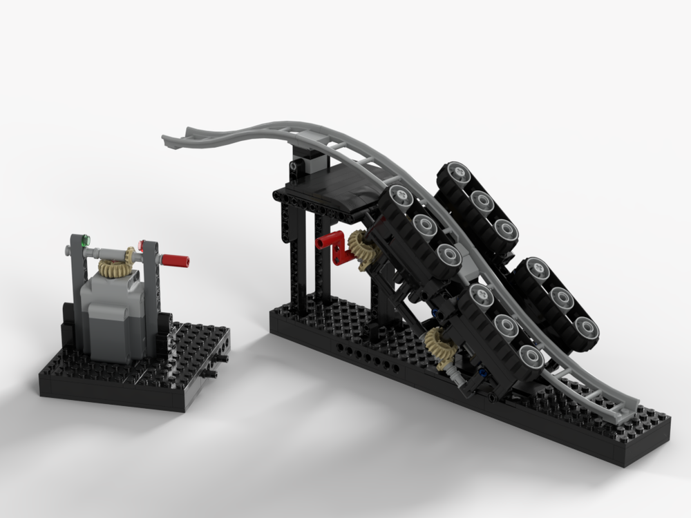Lego Rollercoaster Tread Lift