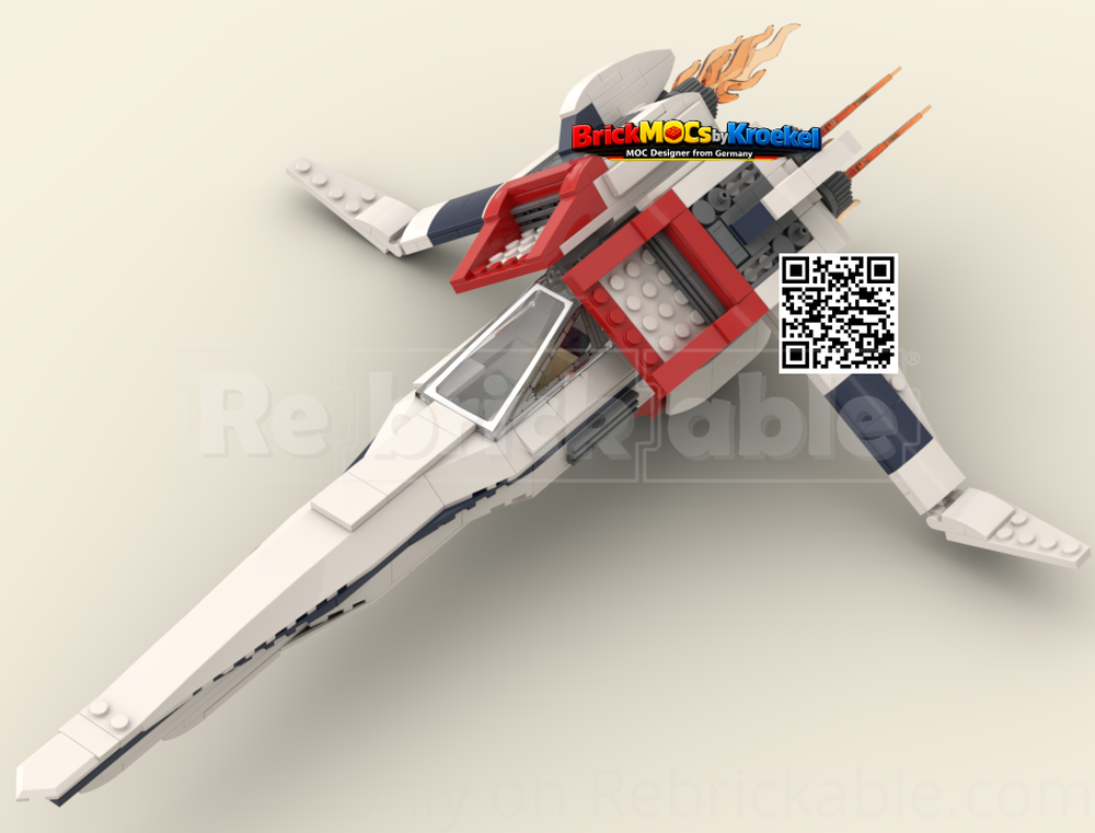 Lego Galaxy Rangers Interceptor – Fan-made MOC