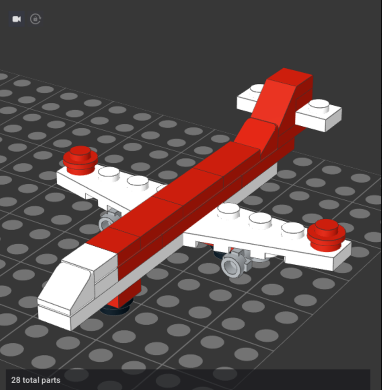 Lego Boeing 737 (Miniature version)