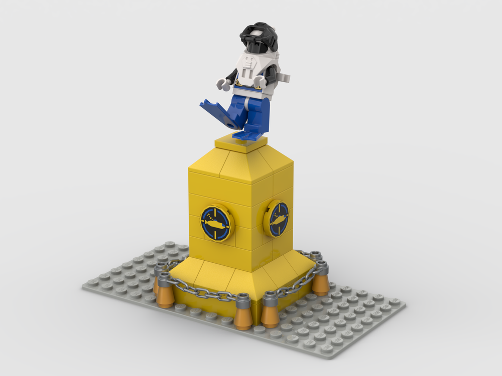 Lego Aquazone Minifig-Monument