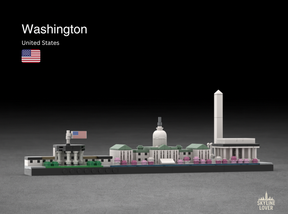 Lego Washington Skyline