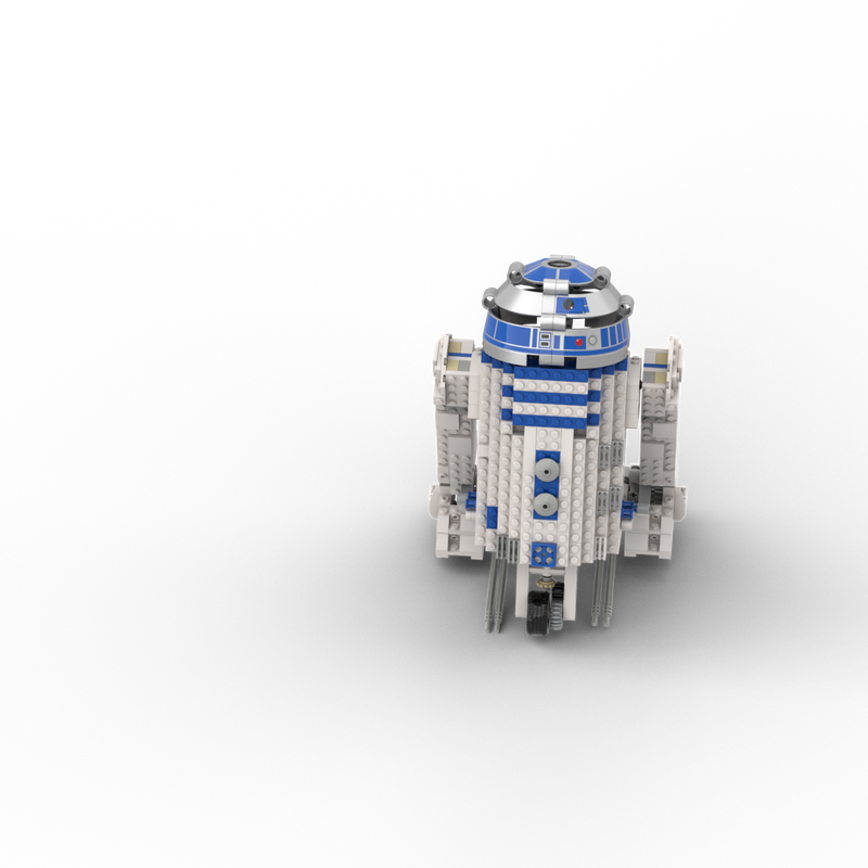 Lego R2D2 RC Controlled with Calliope mini | Set 9748 Upgrade