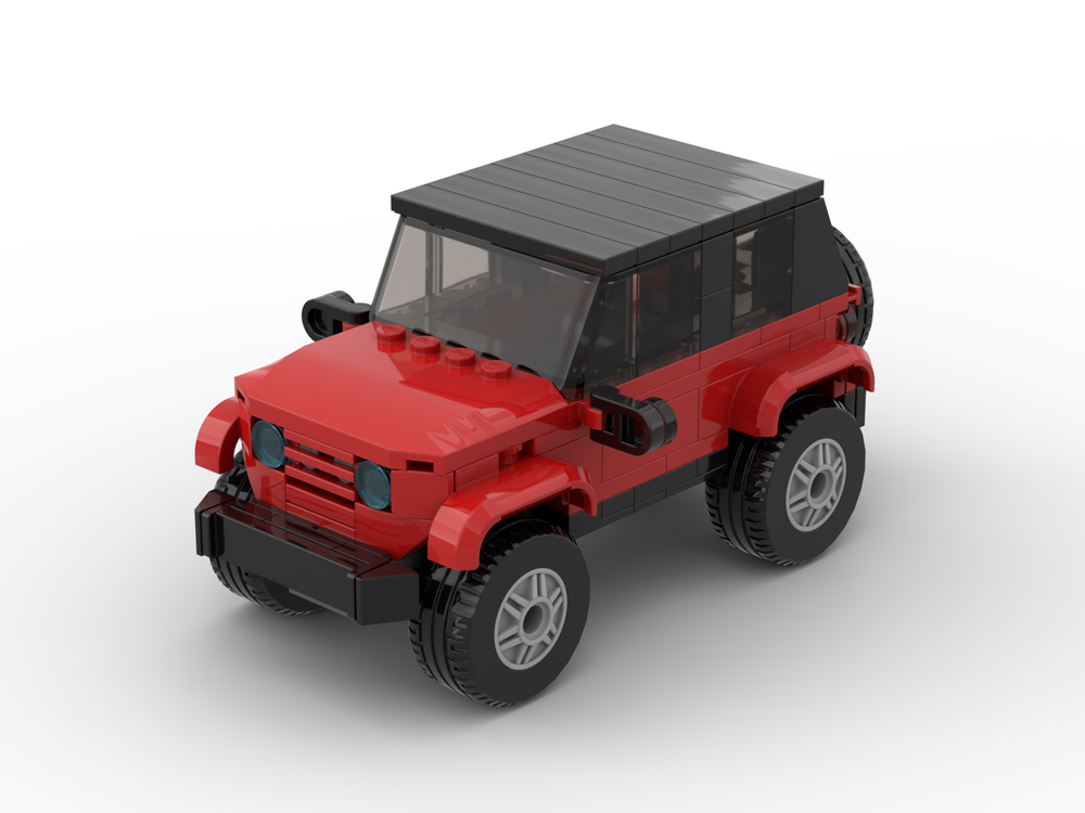 Lego 4 x 4 Vehicle - With attached spare tire