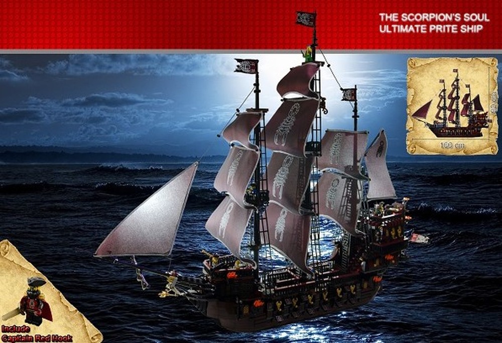 Lego Scorpion's Soul Pirate Ship v2.0