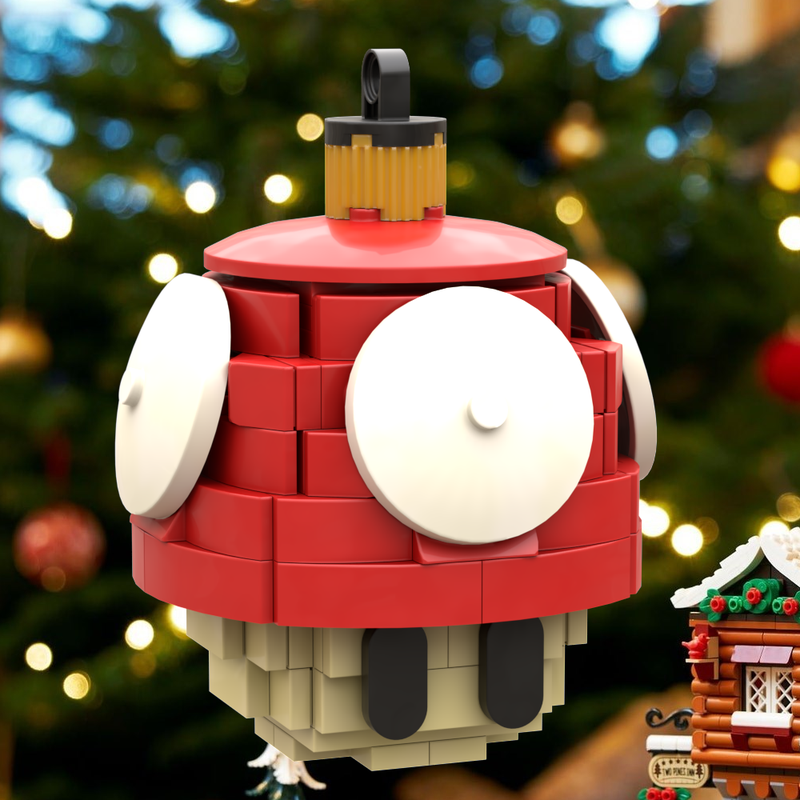 Lego Super Mushroom Ornament