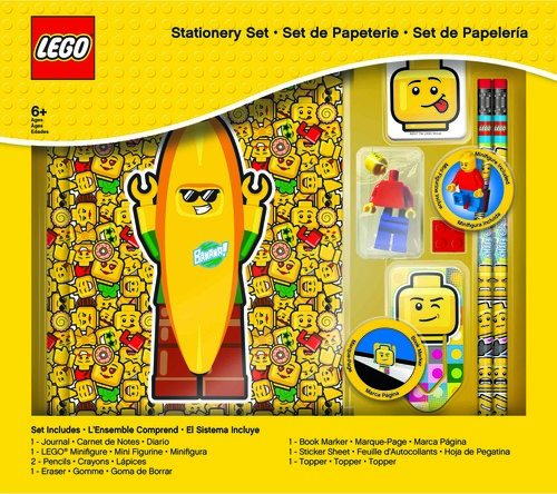 Lego Minifigure Stationery Set