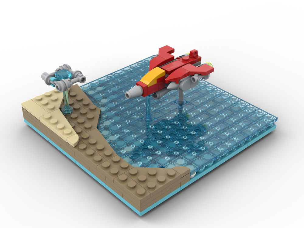 Lego Shmup Micro Diorama MK-II