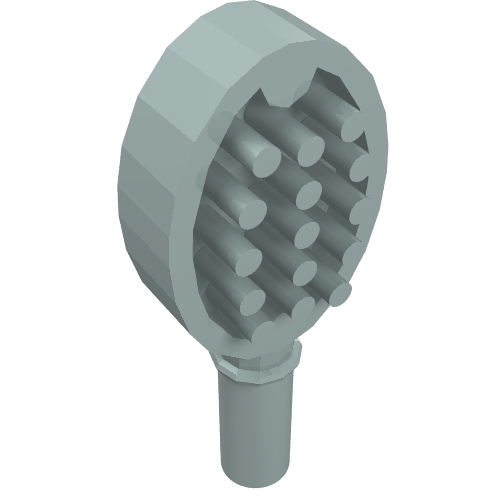 Lego Equipment Hairbrush with Heart on Reverse [Hair Accessory] / Light Aqua