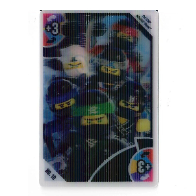 Lego Trading Card, Toys 'R' Us - The LEGO Ninjago Movie - +3 Team Ninja