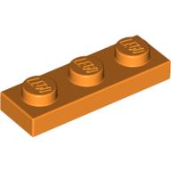Lego Plate 1 x 3 / Orange