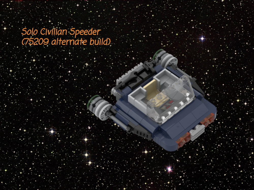 Lego Civilian Solo Speeder