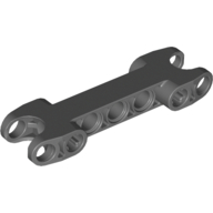Lego Technic Axle and Pin Connector 2 x 7 with Two Ball Joint Sockets / Dark Bluish Gray