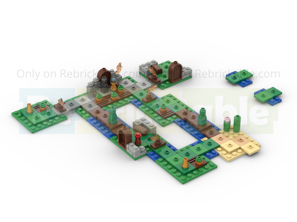 Lego Seldaan Village (from Heroica Plus expansion)